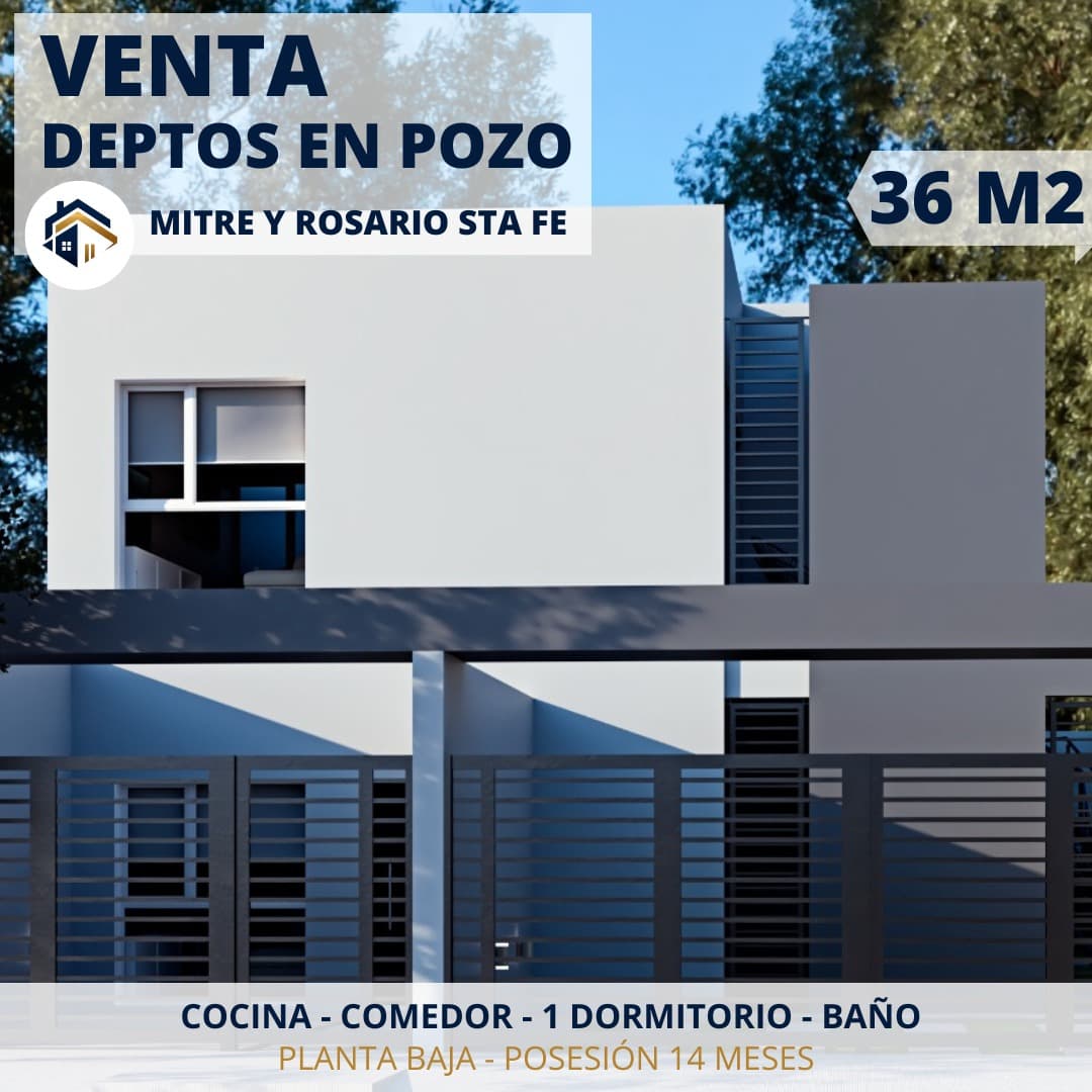 Último departamento en pozo Mitre