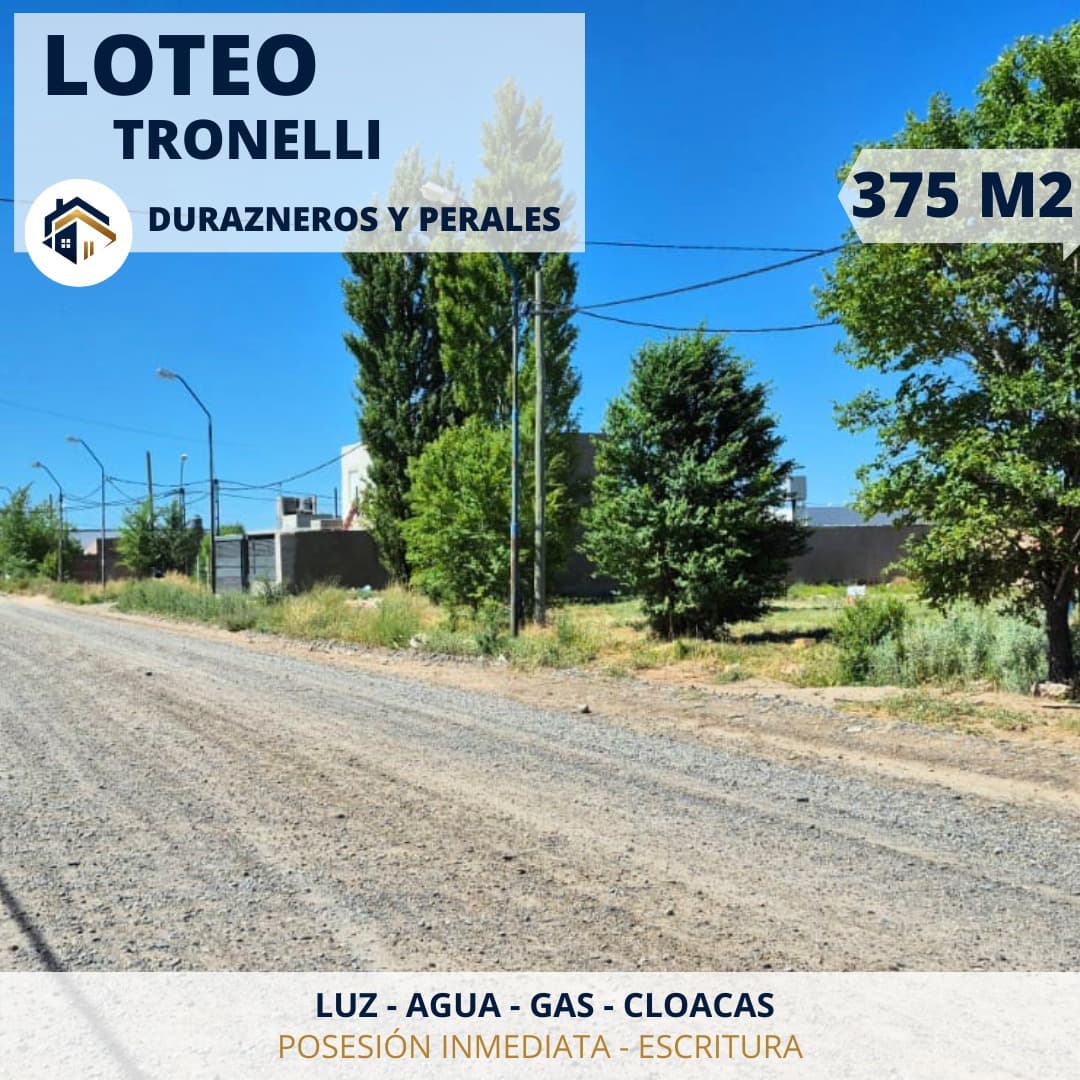 Lotes Durazneros y Chula Vista en venta